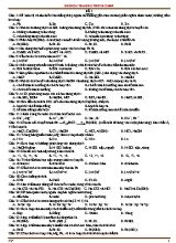 4 Đề thi thử học kỳ II môn Hóa học Lớp 12 - Năm học 2018-2019